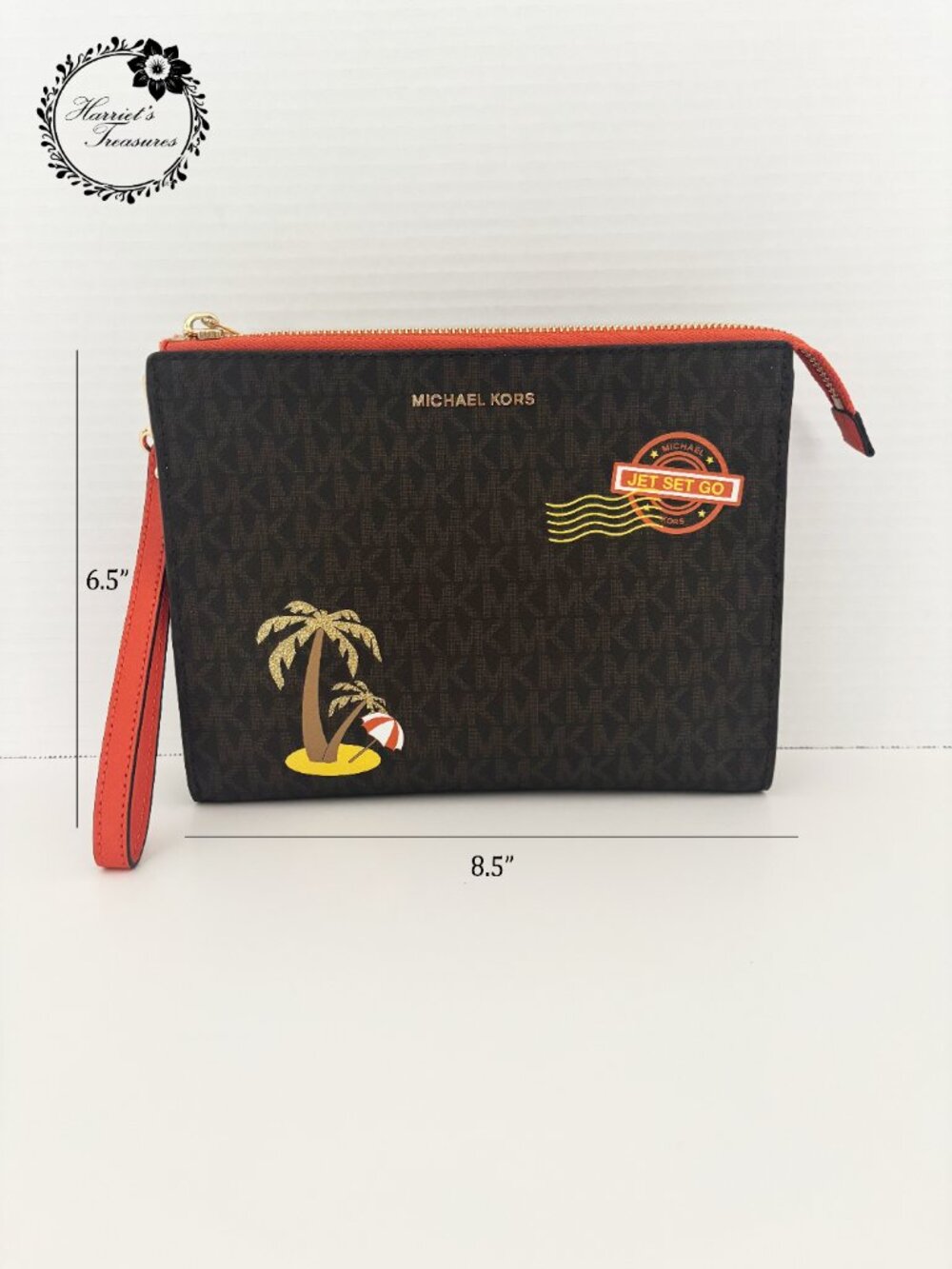 Michael Kors "Jet Set Go" Wristlet & Matching Wallet - Picture 5 of 8